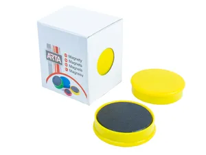 ARTA Magnete Durchmesser 40mm, gelb (4 Stück in einer Packung)